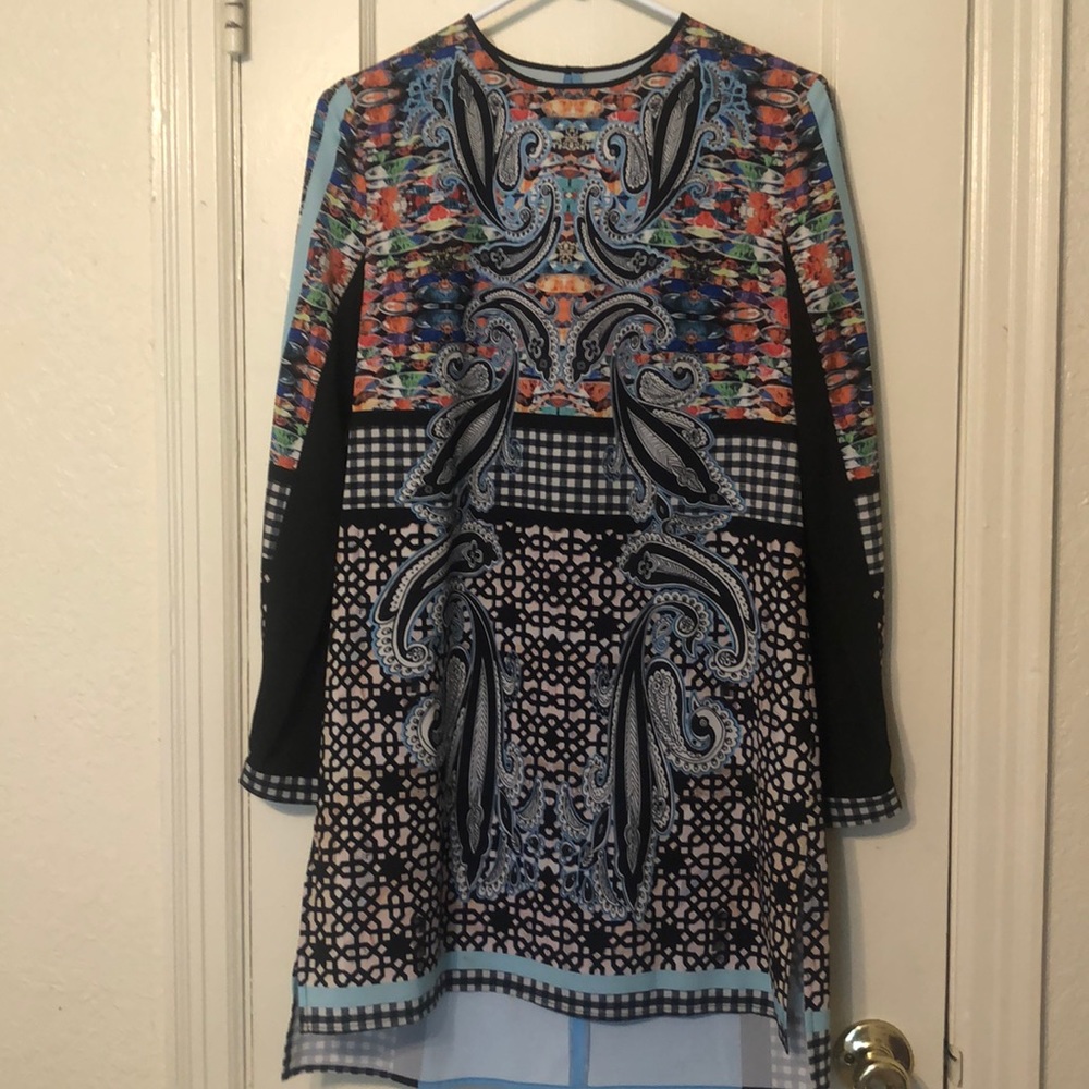 ❤️ Clover Canyon abstract long sleeved mini-size M